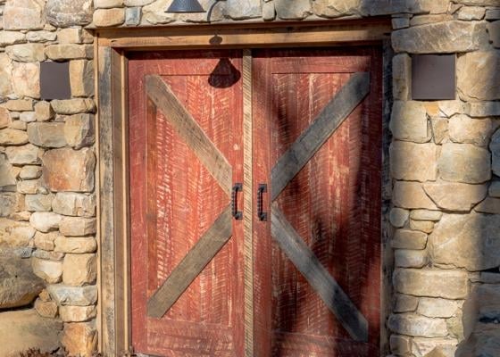 Mission Barn Doors Made of Hickory - Whatman Hardwoods